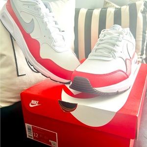Men’s Nike Air Max SC White/Wolf Grey-University Red Sz 12 NIB